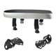 thumbnail image 3 of Cojín de asiento trasero de bicicleta genérico con reposapiés plegables para hombre, universal. Negro Plata, 3 of 9