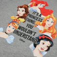 thumbnail image 3 of Disney - Camiseta It's A Princess Thing para Mujer (Gris Deportivo), 3 of 3