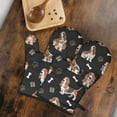 thumbnail image 5 of Cute Oven Mitts,Basset Hounds with Bones and Presents Oven Mitt 2-Pack Set,Kitchen Gloves for Oven,Heat Resistant Oven Mitts 7.7"x12", 5 of 7