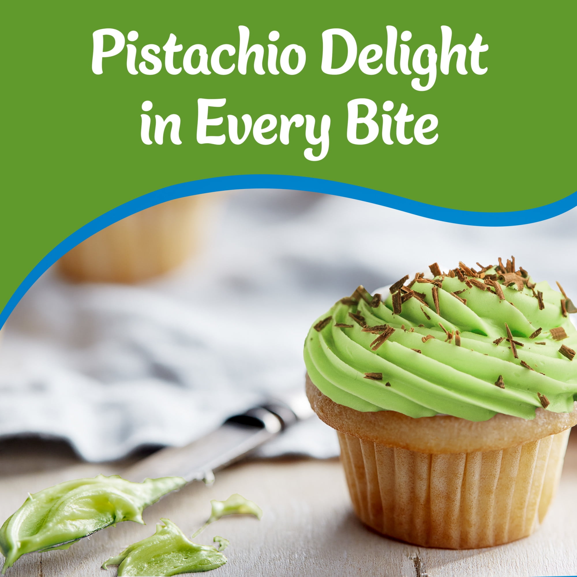 Pillsbury Whipped Pistachio Frosting, 12 oz Tub