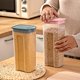 thumbnail image 3 of Latas herméticas para almacenar alimentos que no contienen cereales Caja para almacenar frutos secos y bocadillos de color azul, 3 of 5