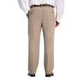 thumbnail image 3 of Haggar Men's Big & Tall Cool 18® Pro Solid Pleat Pant Classic Fit HC90248, 3 of 7