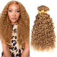 thumbnail image 1 of Hair Bundles LadrxAdr, Rubio Miel, Onda, 55-65 cm, 3 x 100 g, 1 of 7