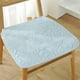 thumbnail image 4 of Cojín de silla sin deslizante para oficina y comedor - Almohadilla fina y lavable en rosa, gris y azul, 4 of 6