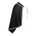 thumbnail image 3 of Mens Renaissance Shawl Half Shoulder Cape Medieval Ren Faire Cloak Halloween Costume, 3 of 7
