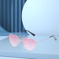 thumbnail image 1 of Gafas de sol de corazón retro para niñas Colcomx Protección 400, 1 of 7