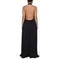 thumbnail image 4 of Wangsaura Women Sleeveless Halter Jumpsuit with Wide Leg Backless Clothing, 4 of 7