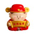 thumbnail image 3 of Estatua del dios chino de la riqueza del pequeño Cai Shen, regalo, figura del dios de , escultura en miniatura para oficina, tienda, fiesta Estilo C, 3 of 8