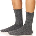 thumbnail image 5 of Unique Styles Asfoor Thermal Winter Socks for Men, Moisture-Wicking Warm Hiking & Ski Socks, 3 Pairs of Thick Acrylic Crew Socks (Mountains Black/Blue/Grey), 5 of 6