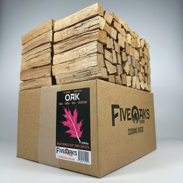 Horno para pizza Firewood FiveOaks, madera pequeña de roble, 5 cm