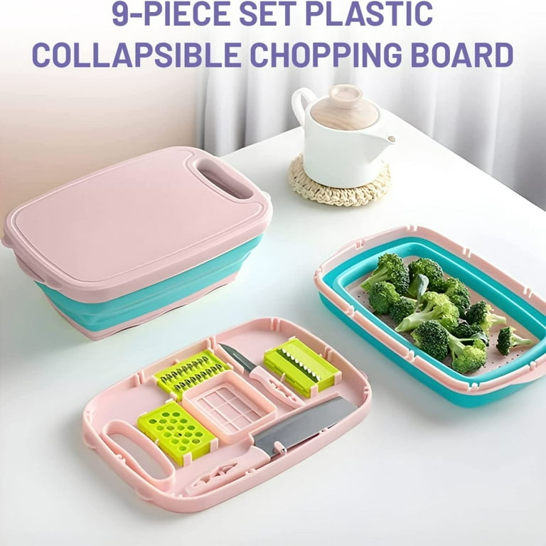 Begale 6-Piece Small Plastic Cutting Board for Kitchen Multi Purpose  Chopping