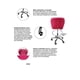 thumbnail image 2 of Silla Oficina Vinipiel Ergonómica Moderna Ejecutiva, 2 of 3