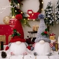 thumbnail image 5 of Christmas Lighted Gnome with LED Light Christmas Ornaments Led Christmas Gnomes Plush Doll Cute Shiny Plush Elf Doll with Long White Beard Gnomes for Christmas Decorations NO Batteries(Red+Grey), 5 of 7