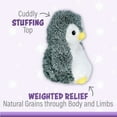 thumbnail image 4 of Warm Pals Microwavable Lavender Scented Plush Toy Stuffed Animal - Peppy Penguin, 4 of 6