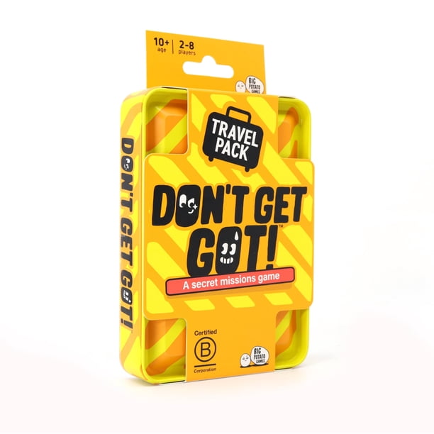 Juego de mesa Big Potato Don't Get Got Travel Edition para 2 a 8 jugadores