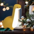 thumbnail image 2 of Lámpara de noche de dinosaurio, luz de noche regulable, recargable por USB, luz de sueño para dormitorio de niños, lindos regalos para niñas, niños y adolescentes, 2 of 5