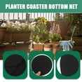 thumbnail image 4 of Hongchegh Planter Pad 40pcs Round Flower Pot Mats Breathable Bottom Mat Bonsai Pot Drainage Mats, 4 of 11