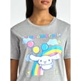 thumbnail image 4 of Cinnamoroll Women's Graphic Tee with Short Sleeves, Sizes XXS-XXL, 4 of 5