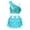 Light Blue, variant on CHICTRY Kids Girls Jazz Modern Dance Outfit Asymmetrical Shoulder Sequins Crop Top with Tiered Ruffle Culottes Silver 8