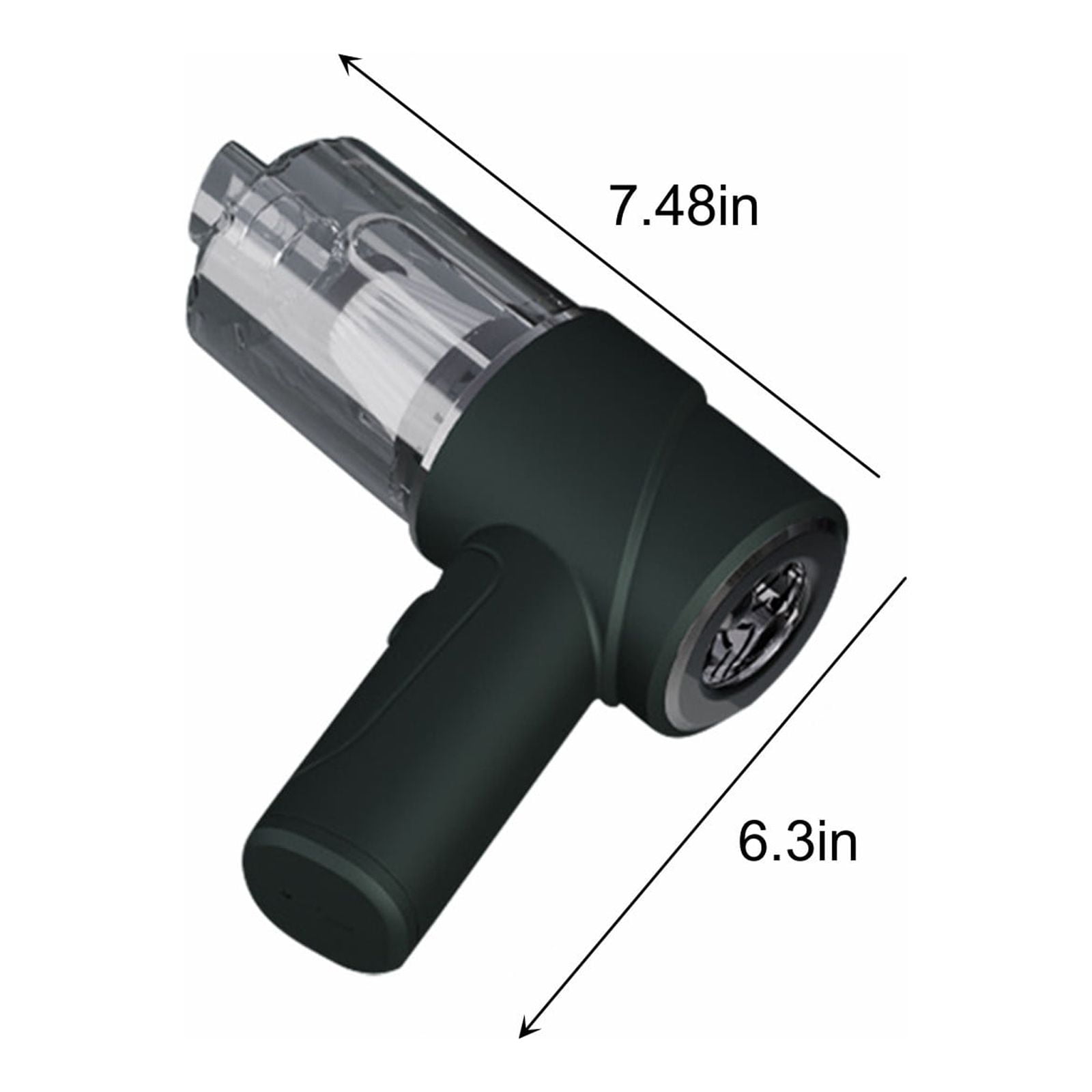 Uiz Merueh Car Vacuum Wet and Dry Handheld Car Vacuum Portable Cordless Powerful Suction Hand Vac Handheld Vacuum Cleaner for Car, Home, Office, Pet