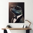 thumbnail image 2 of Designart Disco Style Tuxedo Reptile I Canvas Wall Art, 2 of 5