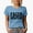 Baby Blue, variant on Faith Can Move Mountains Quote, Groovy Retro Wavy Text Merch Gift, White T-Shirt, 3XL