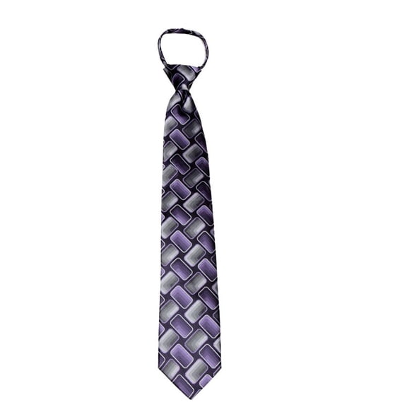 Mens XL Zipper pre made Pattern Extra Long Zipper Designer Necktie