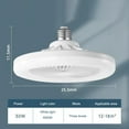 thumbnail image 3 of Fan Lamp Dining Room Living Room Bedroom Mute Ceiling Model, 3 of 8