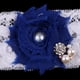 thumbnail image 3 of Juego de 2 uds de encaje nupcial cristal pierna liga muslo anillo Accesorios Azul oscuro Yuyangstore Liga nupcial del cordón de la boda, 3 of 8
