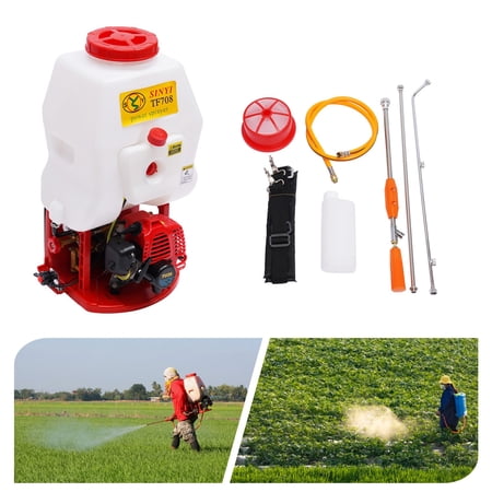 25.4cc Backpack Weed Sprayer Mist/Duster Gas Powered Pesticide Agricultural Tool 20L