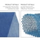thumbnail image 2 of Esponjas de baño africanas de 3 piezas, exfoliantes para la espalda y la ducha, ideales para uso diario (azul), 2 of 5