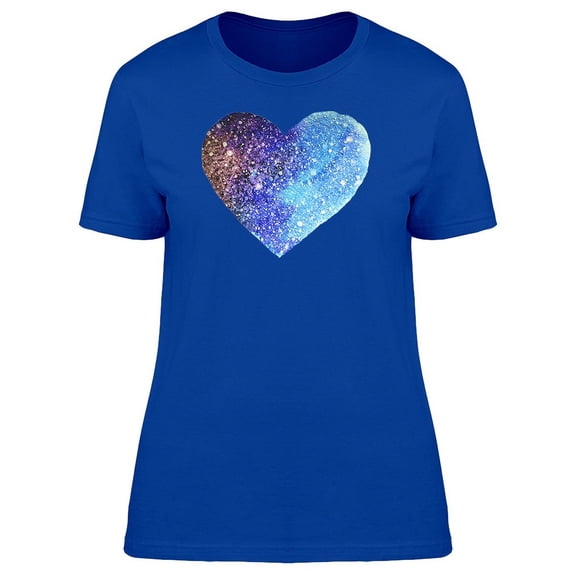 Watercolor Space Heart T-Shirt Women -Image by Shutterstock, Female XX-Large