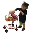 thumbnail image 4 of The New York Doll Collection Toy Shopping Cart for Kids Includes Food Folds for Easy Storage Metal Frame, 4 of 7