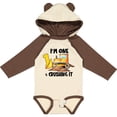 thumbnail image 3 of Inktastic I'm 1 and Crushing It Construction 1st Birthday Boys or Girls Long Sleeve Baby Bodysuit, 3 of 5