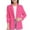 2-Hot Pink, variant on 2025 Girls Tops, Tees & Shirts Blazerss Jacket Long Sleeve Shirt For Sleeve Notched Collarss/Lapel Collarss Youth Shirt With Inner Pocket Open Dress Shirt For Front Casual Blazerss