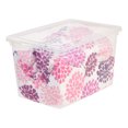 thumbnail image 3 of IRIS USA Bac de Rangement Transparent Empilable Extra Large en Plastique Dur, Pack de 6, 3 of 6