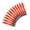 B, variant on 12Pcs Reflective Trail Marking Ribbon Trail Tape Tree Marker with Clip Hunting Reflector High Visibility Trail Markers