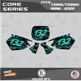 thumbnail image 4 of Kalair GFX Graphics Kit for Yamaha YZ250 (1996-2001) Core Series, 4 of 5