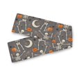 thumbnail image 7 of Yayeee Table Runner 90 inches Long Home Kitchen Dinning Party Decoration, Gray Halloween Skeleton, 7 of 7