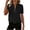 Black, variant on Staron Spring Fall Women's Sweaters Lightweight Casual Short Sleeve Crewneck Pullover Tops Elegant Loose Comfy Layering Shirt, Blue XXL