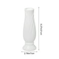 thumbnail image 3 of Plastic Flower Vase, Tall Bud Vase for Wedding Decor Small Unbreakable Bouquets Vase for Living Room Wedding Table Flowers Decor, 8.3in, 3 of 6