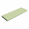 thumbnail image 1 of Geometrical Bench Pad, Simple Polygonal Pattern with Hexagons and Different Shapes Repetitive, HR Foam Cushion with Decorative Fabric Cover, 45" x 15" x 2", Pearl Lime Green, by Ambesonne, 1 of 3