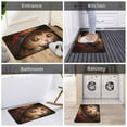 thumbnail image 5 of Rateoe Animal Cat Pattern Flannel Door Mat Indoor Outdoor Entrance, Waterproof All-Weather Doormat,Fade Resistant, Low Profile Entryway Mat 16x24in, 5 of 7