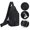black, variant on ATJIA Sling Crossbody Backpack Shoulder Bag for Men, Lightweight One Strap Motorcycle Backpack Sling Bag Backpack for Hiking Walking Biking Travel Cycling
