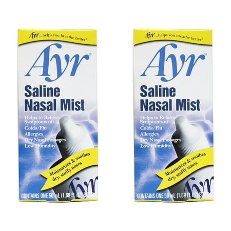 Ayr Saline Nasal MIST 1.69oz ( 2 pack )