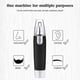 thumbnail image 3 of Electric Nose Hair Trimmer for Men & Women - Waterproof Nose & Eyebrow Trimmer, AA Battery Powered, 3 of 5