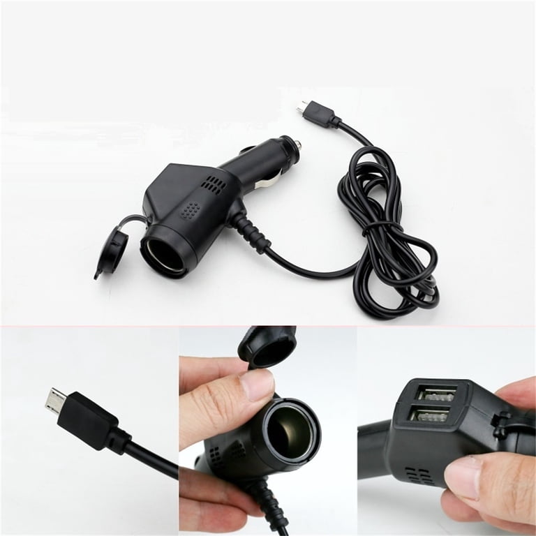 micro usb to cigarette lighter Versatile 3 in 1 Car Charger Cigarette Lighter, Dual USB Ports, and Micro  USB Efficient Charging