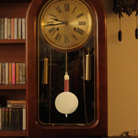 OUNONA Clock Accessories Pendulum Household Wall Clock Pendulum Metal 1Set for Recipients
