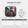 thumbnail image 2 of Kdxio Skeleton Cool Street Fashion Print 2-Piece Sun Shade Front Windshield - Foldable Car Front Window Sunshades for Most Sedans SUV Truck, 2 of 5