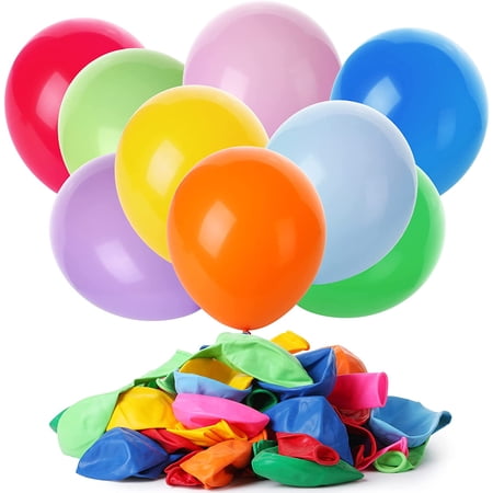 Mr. Pen- Balloons, 12 Inch, 54 Pack, Assorted Colors, Party Balloons, Rainbow Balloons, Latex Balloons, Balloons for Birthday Party